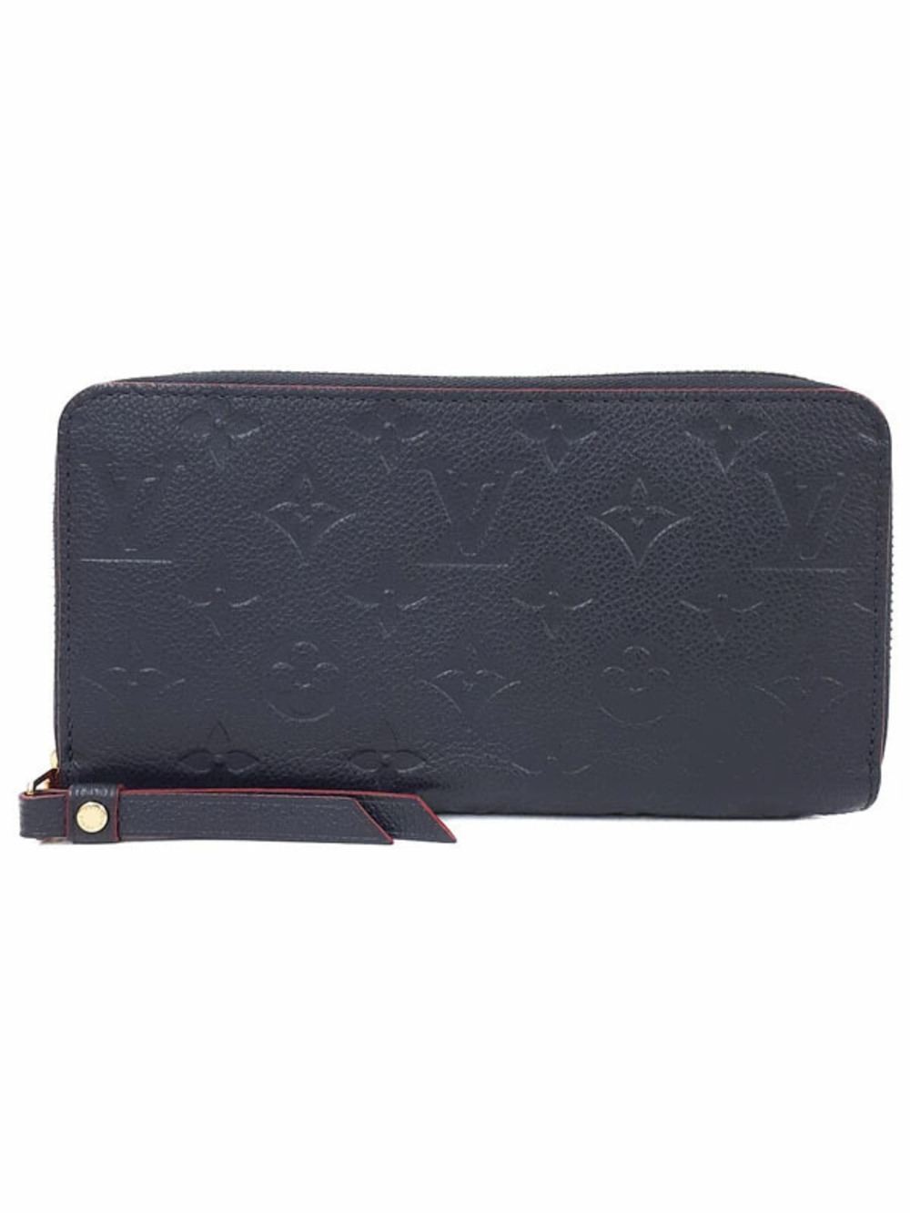 Louis Vuitton Monogram Empreinte Zippy Wallet Round Zipper Long